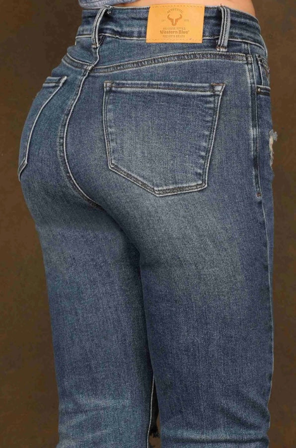 Women's 5 Pockets Mom Fit Jeans