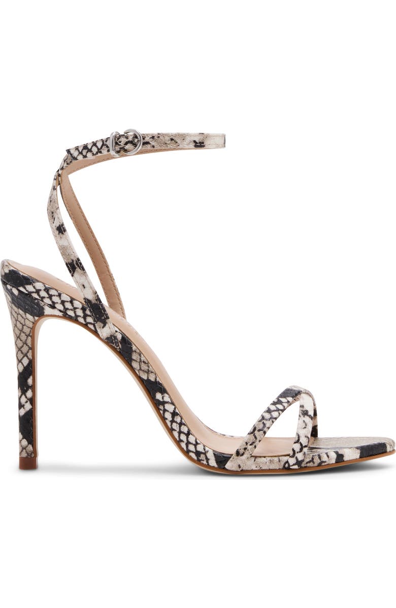 Steve Madden JYPSEY Ankle Strap Stiletto Sandal – Natural Snake