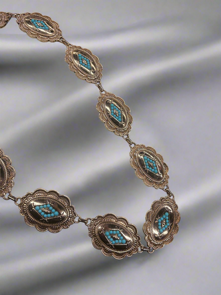 Gold Western Chain Belt