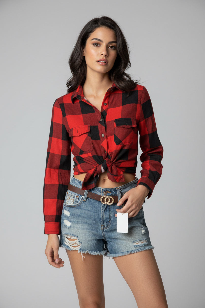 Checkered color shirts
