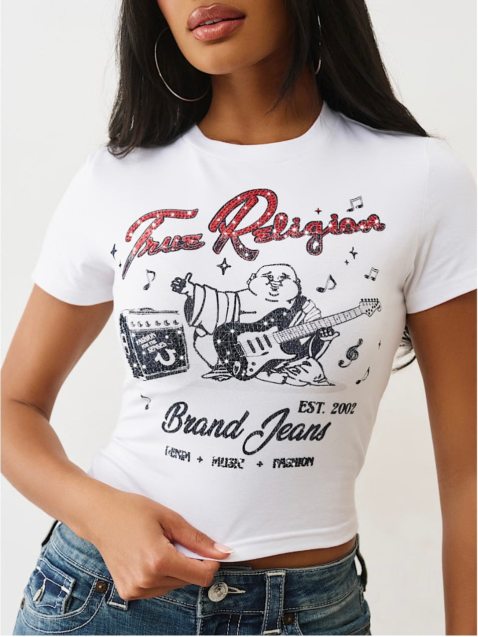 CRYSTAL BUDDHA BABY TEE