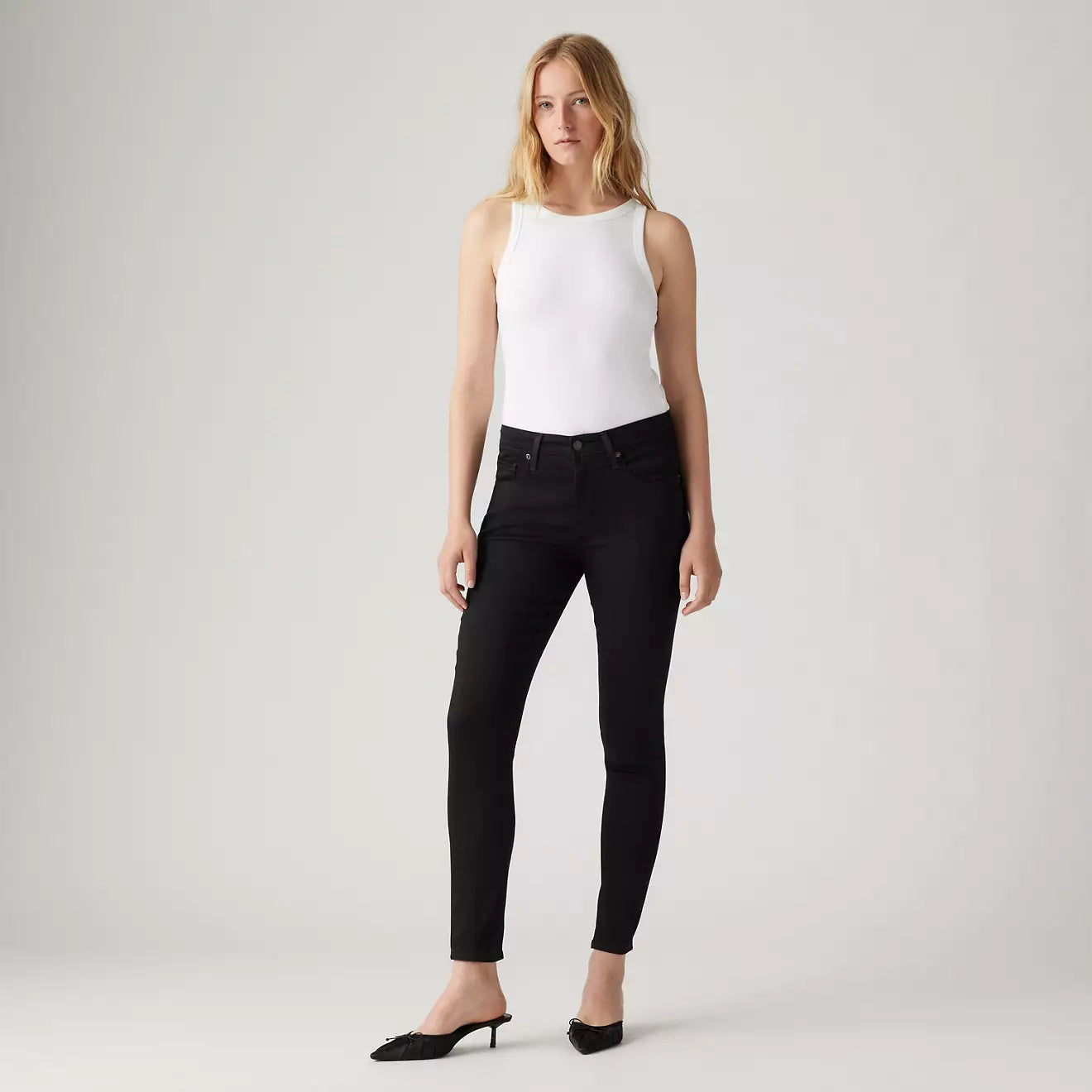 Levi's 721 High Rise Skinny Soft Black