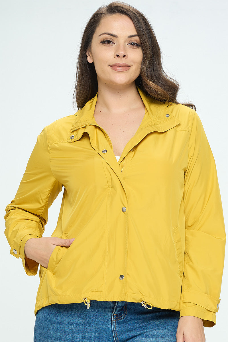 Lightweight Hooded Windbreaker