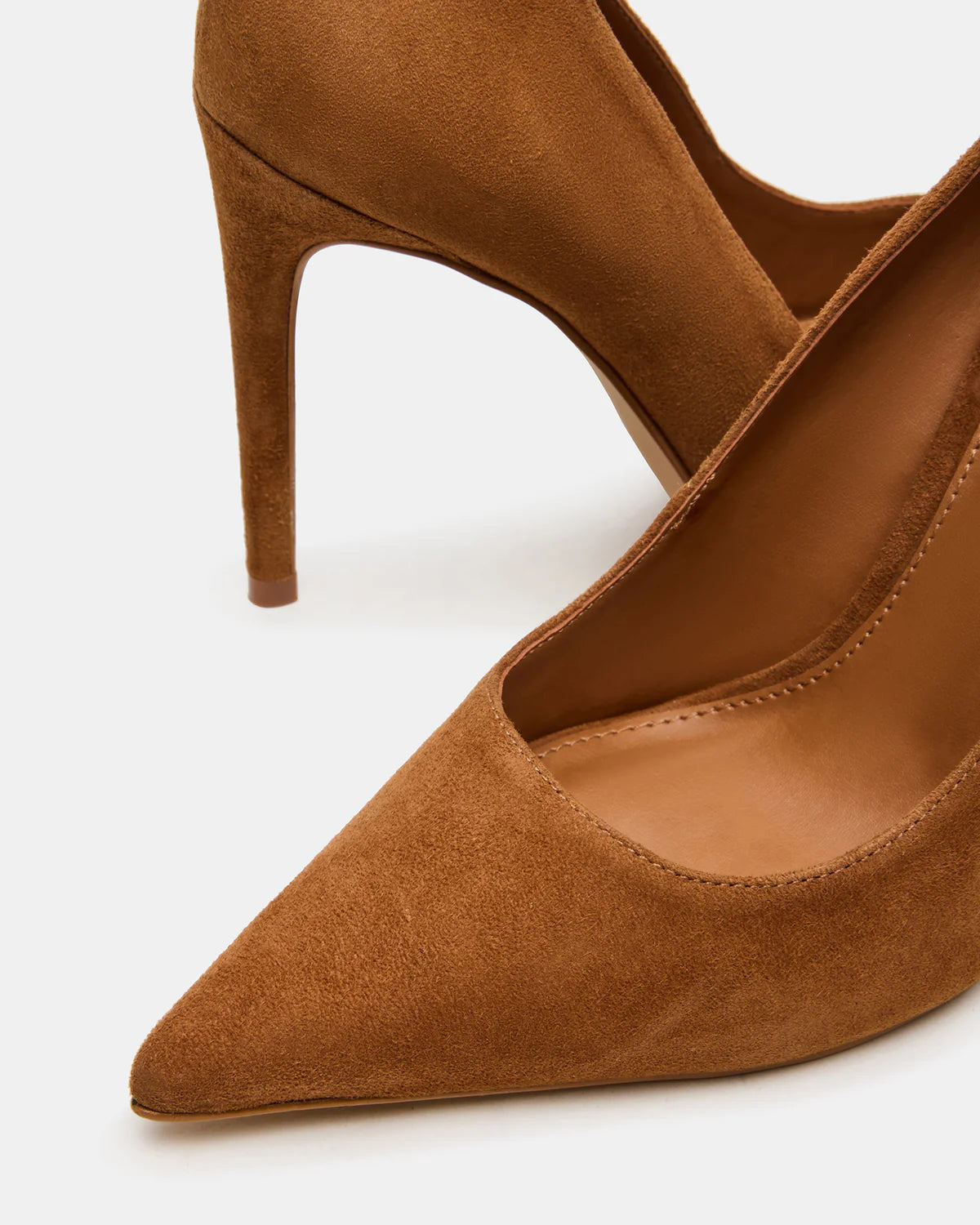 Noir Chestnut Suede Stiletto Pumps – Steve Madden