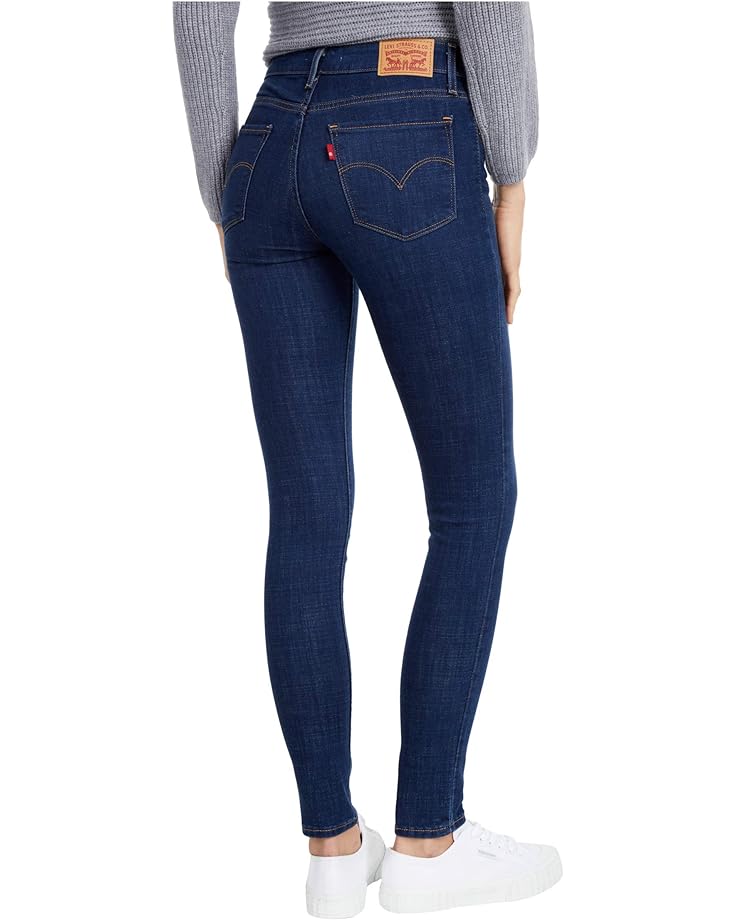 Levi's 711 Skinny Mid Rise Jeans - Dark Wash - Vella Moda