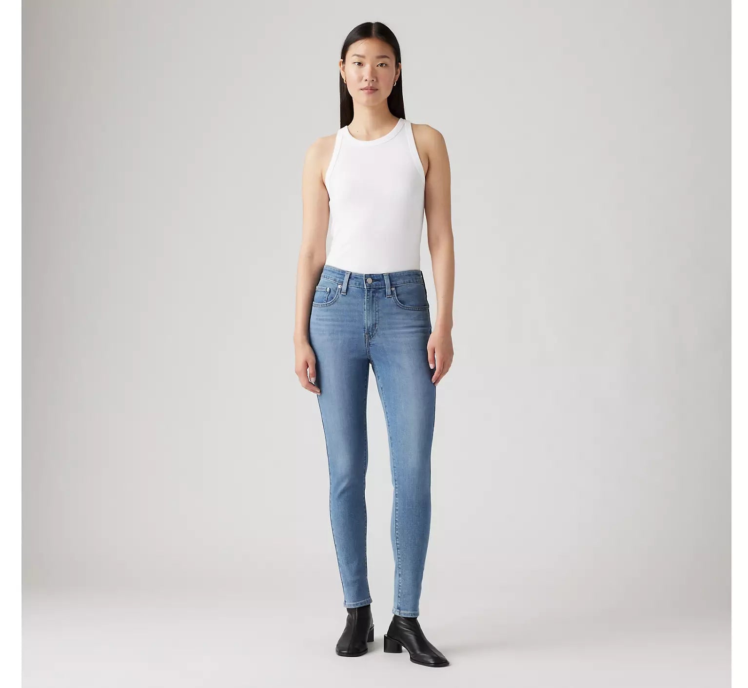 Levi's 721 High Rise Skinny Lapis Air - Light Wash - Vella Moda
