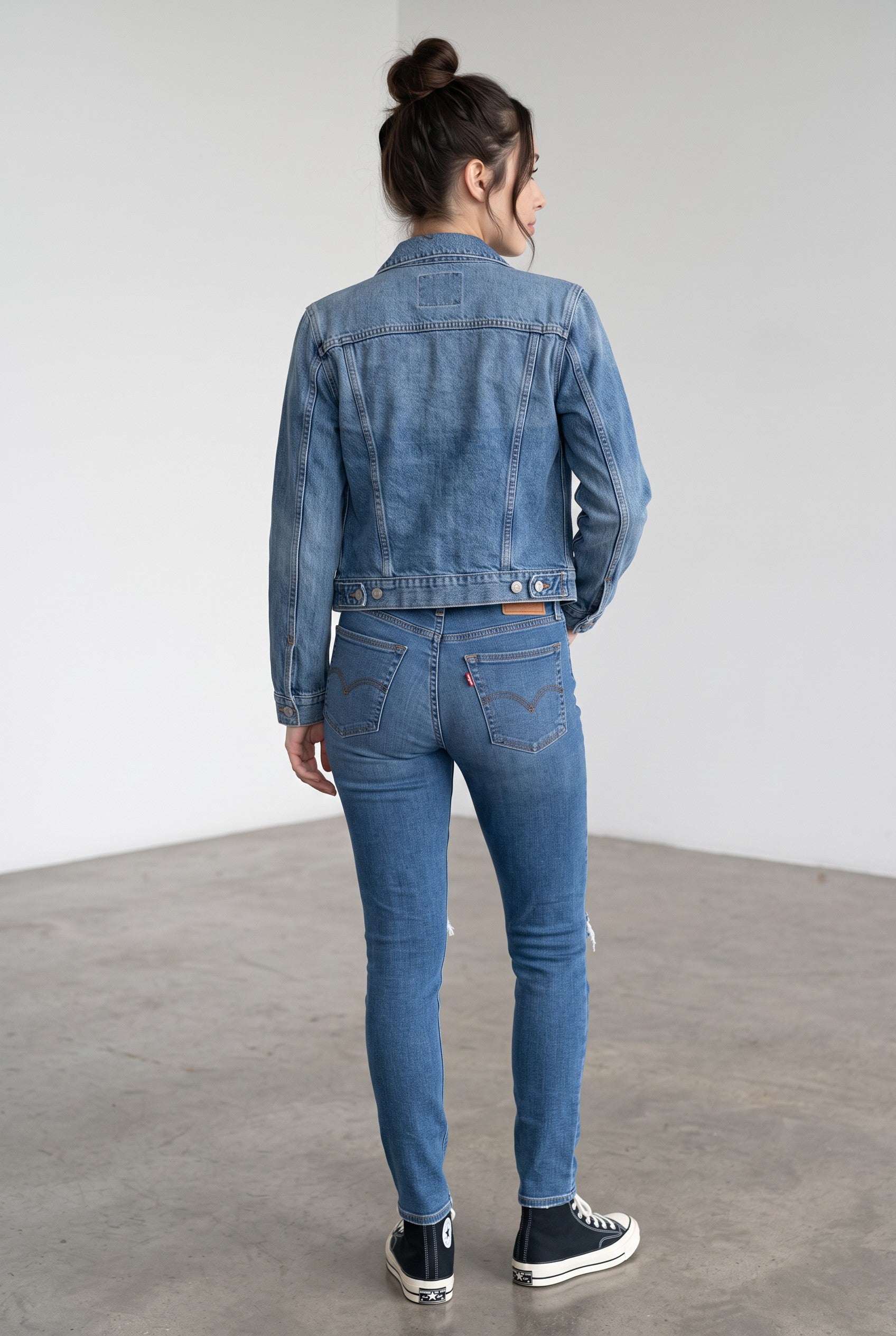Levi's 721 High-Rise Skinny Jeans – Straight Through Dark Wash