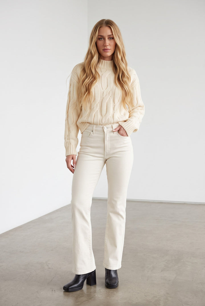 Levi's 725 High-Rise Bootcut Corduroy Jeans – Safari White