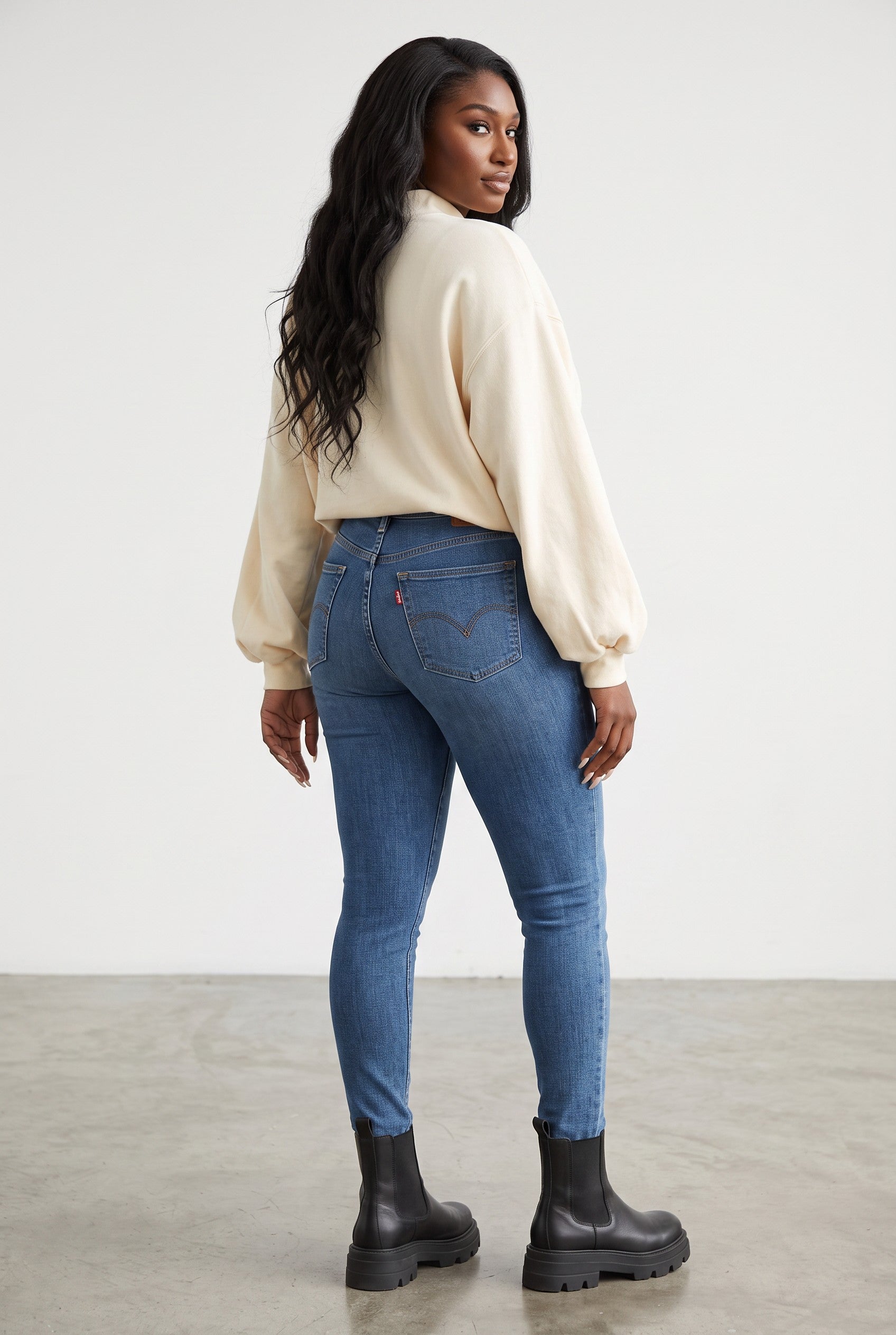 Levi's 711 Mid-Rise Skinny Jeans – Lapis Hay