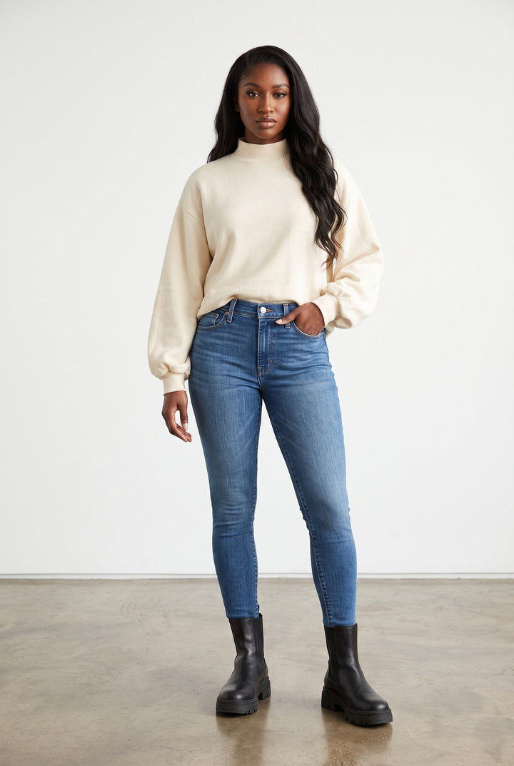 Levi's 711 Mid-Rise Skinny Jeans – Lapis Hay