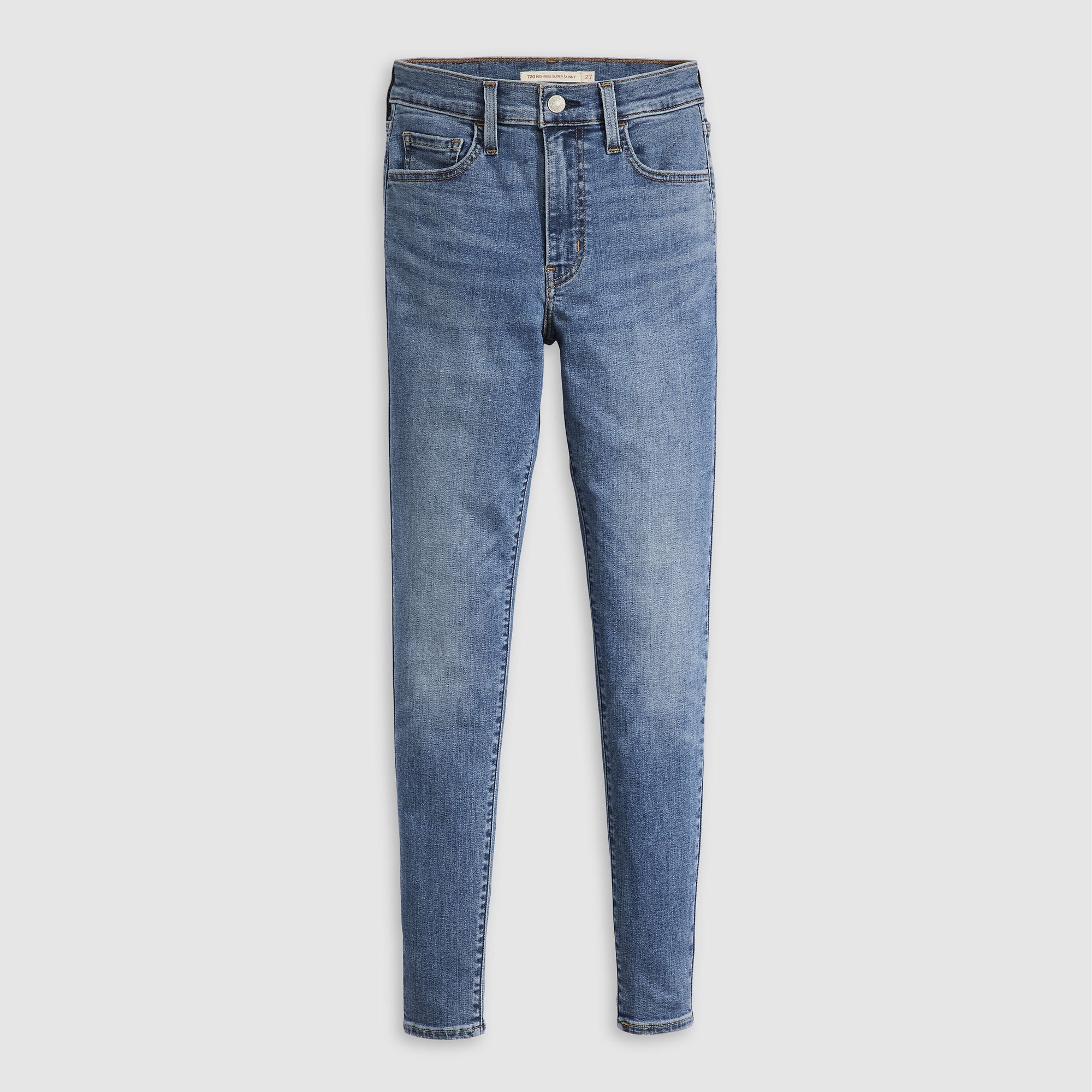 Levi's 720 high-rise super skinny jeans in Animal Kingdom – product front