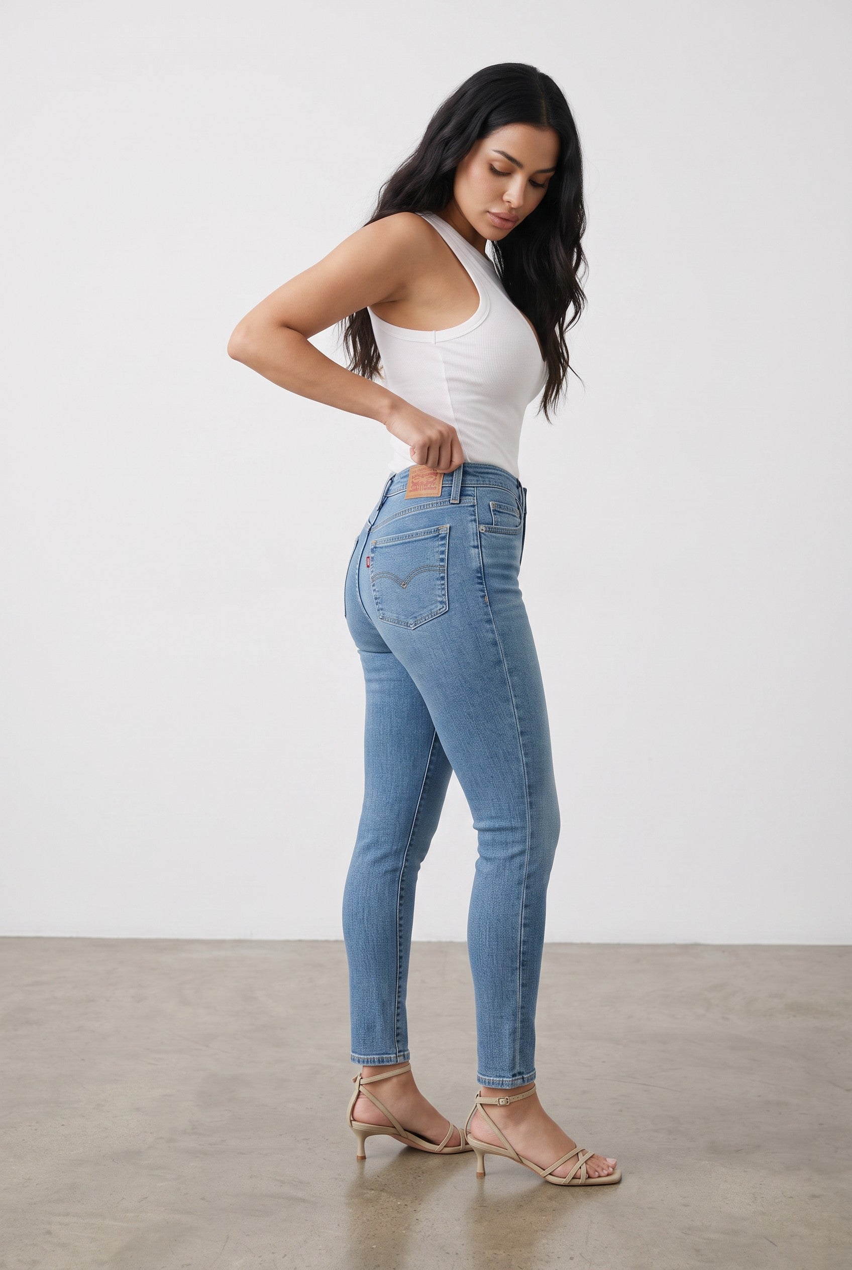 Levi's 721 High-Rise Skinny Jeans – Eternal Indigo Mid Wash