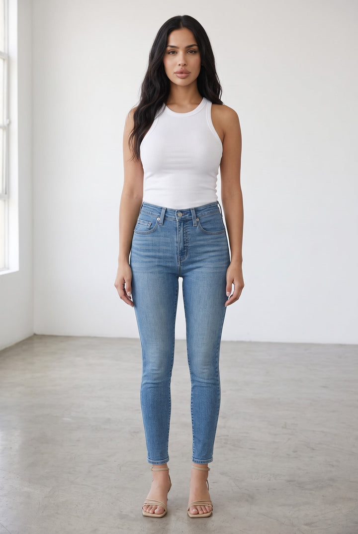 Levi's 721 High-Rise Skinny Jeans – Eternal Indigo Mid Wash