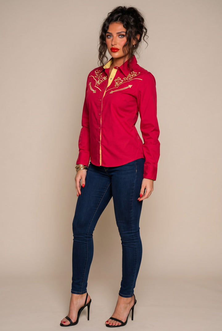 Patrona Embroidered Western Shirt