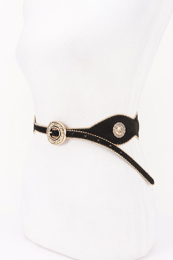 Scalloped Concho Western Belt product view 2