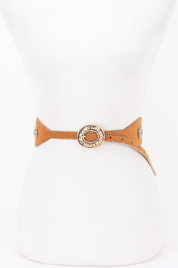 Scalloped Concho Western Belt product view 7