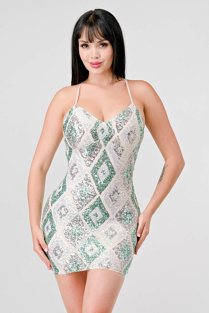 DIAMOND PATTERN DRAWSTRING - Vella Moda