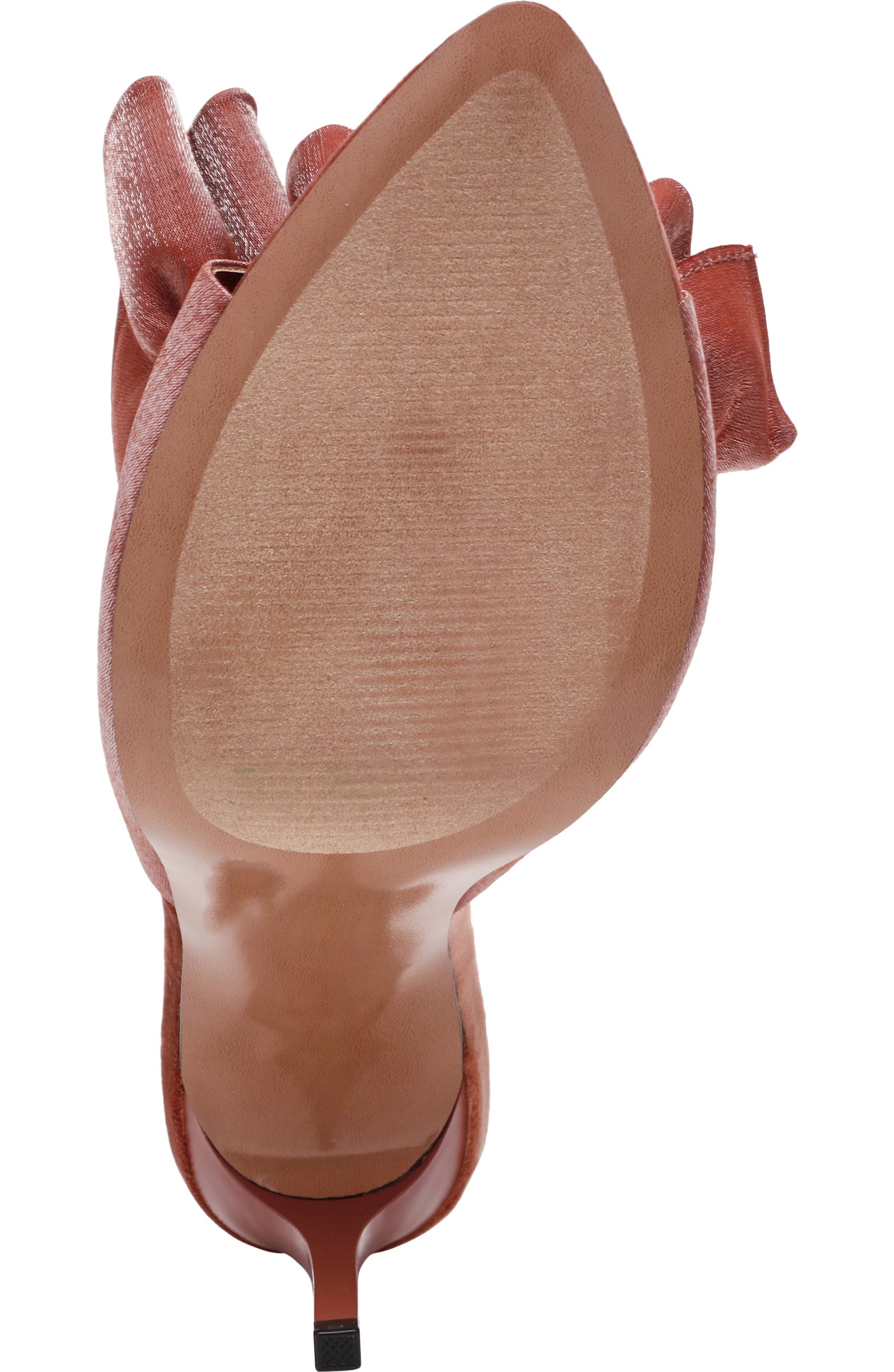 Steve Madden Affinity Satin Ruffle Slide Sandals with bow detail and ruffled straps, perfect for stylish summer footwear.