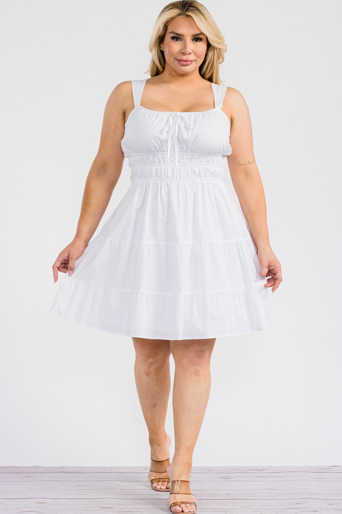 Tiered Sleeveless Dress