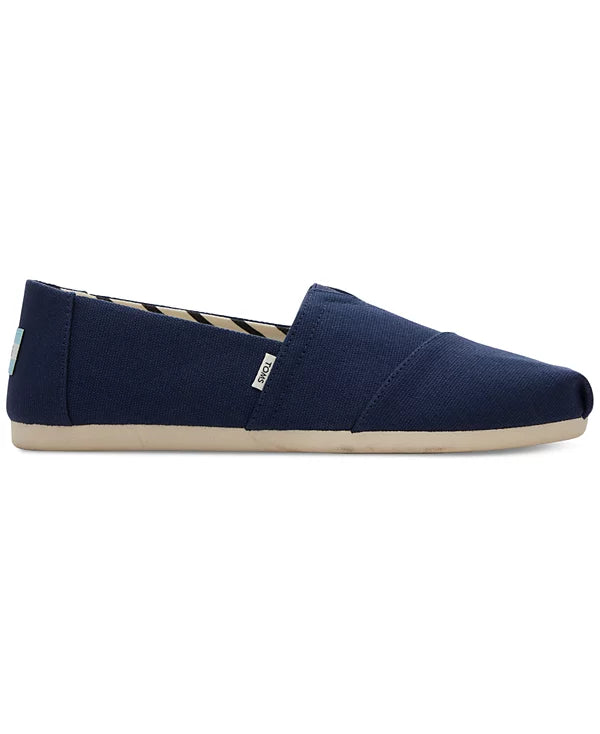 TOMS Alpargata Slip-On Flats - Navy