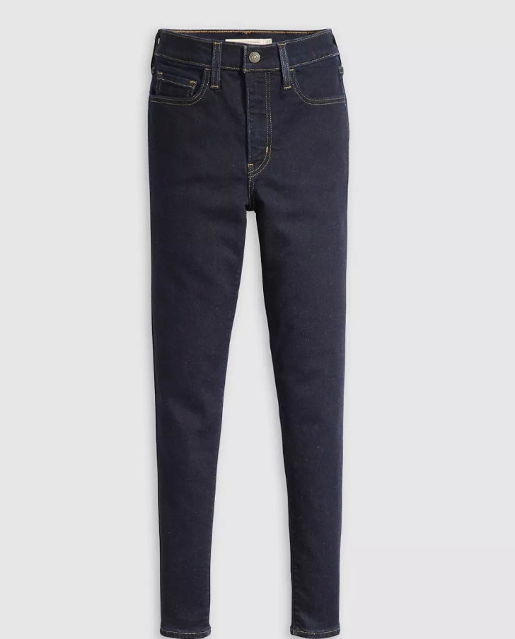 Bella Moda Latina 720 high rise super skinny women's jeans, dark denim with fitted silhouette and classic five-pocket design.