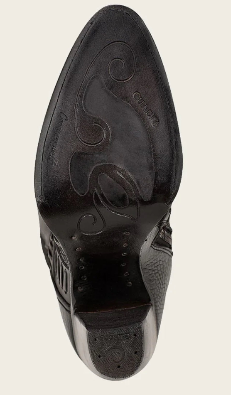 LD Black Stingray Laser & Woven & Zipper Round Toe - Vella Moda