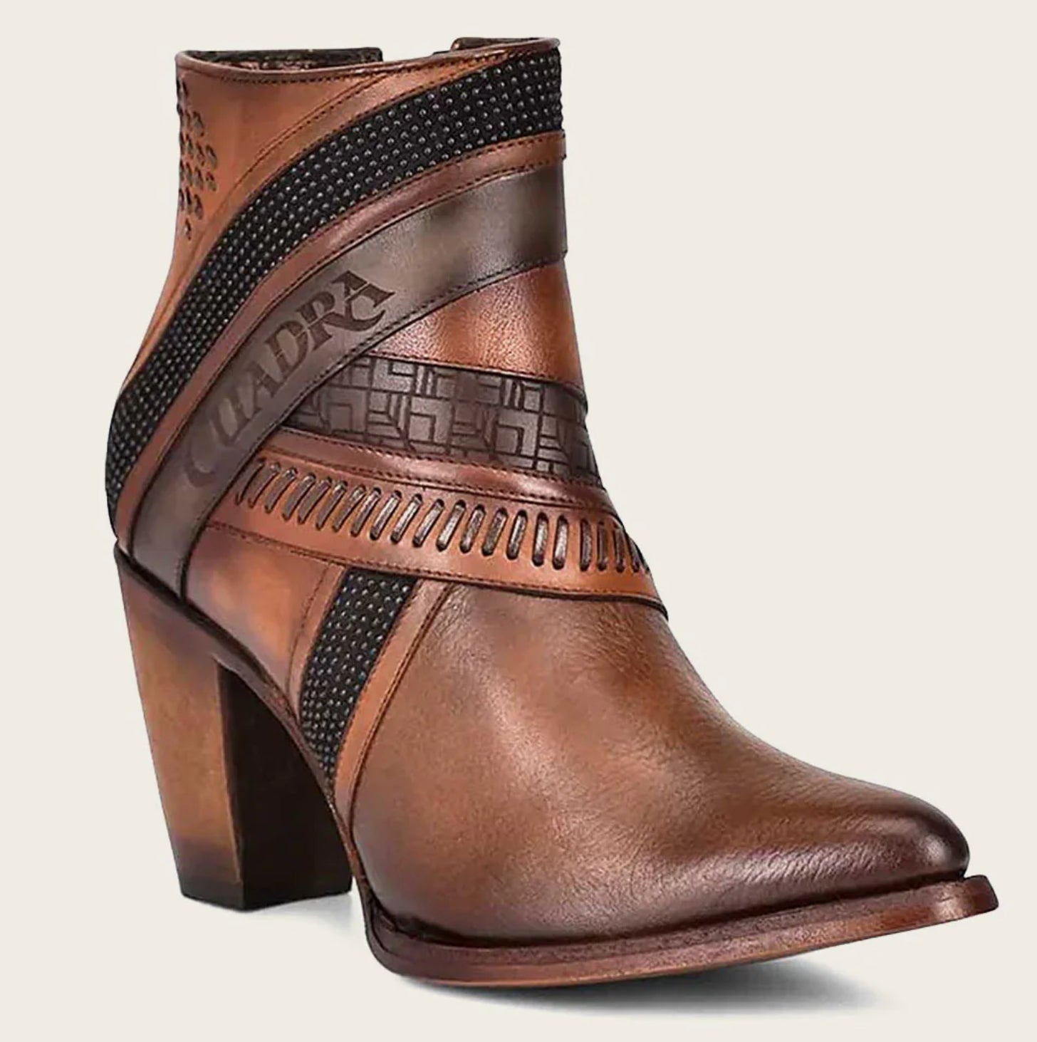 LD HONEY LASER & WOVEN ROUND TOE - Vella Moda