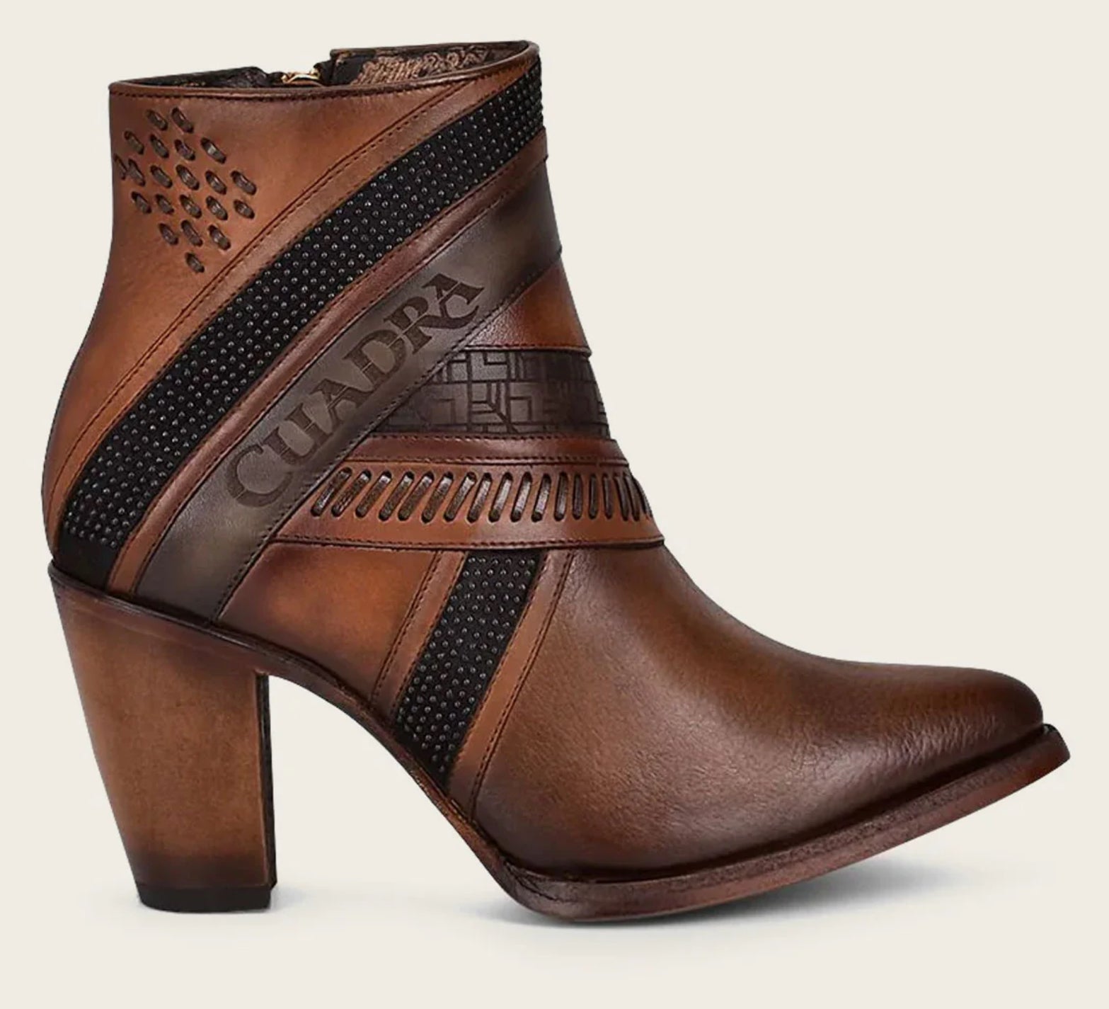 LD HONEY LASER & WOVEN ROUND TOE - Vella Moda