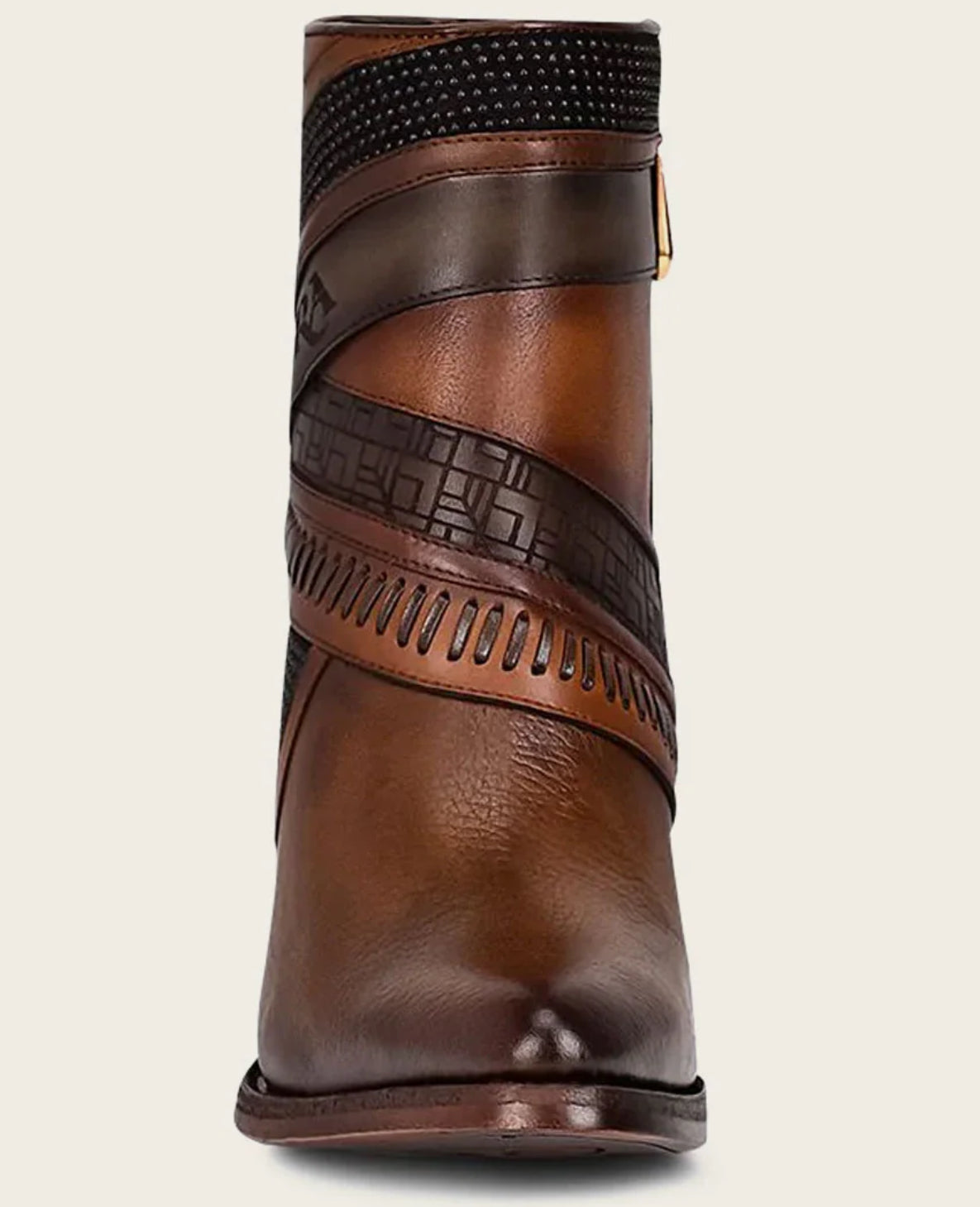 LD HONEY LASER & WOVEN ROUND TOE - Vella Moda