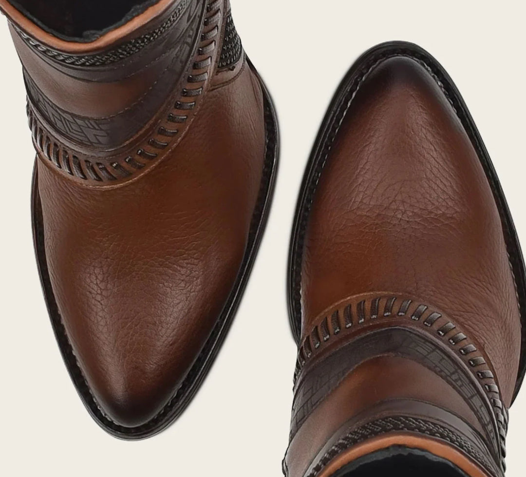 LD HONEY LASER & WOVEN ROUND TOE - Vella Moda
