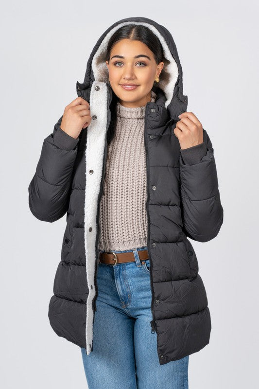 JERUSHA - JUNIOR WIDE QUILTED SOFT TOUCH POLY COZY - Vella Moda