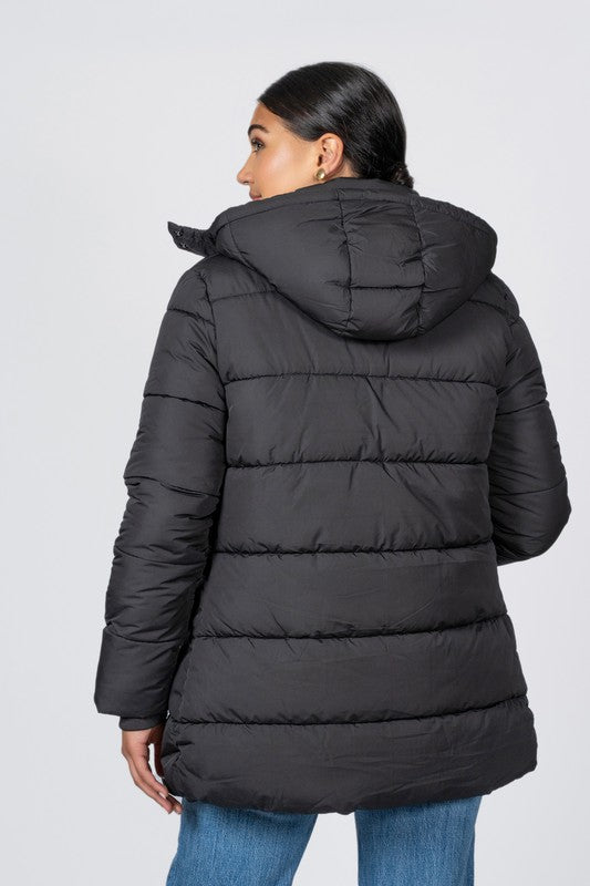 JERUSHA - JUNIOR WIDE QUILTED SOFT TOUCH POLY COZY - Vella Moda