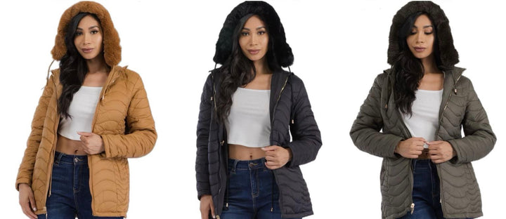 REVERSIBLE JACKET WITH HOOD - Vella Moda