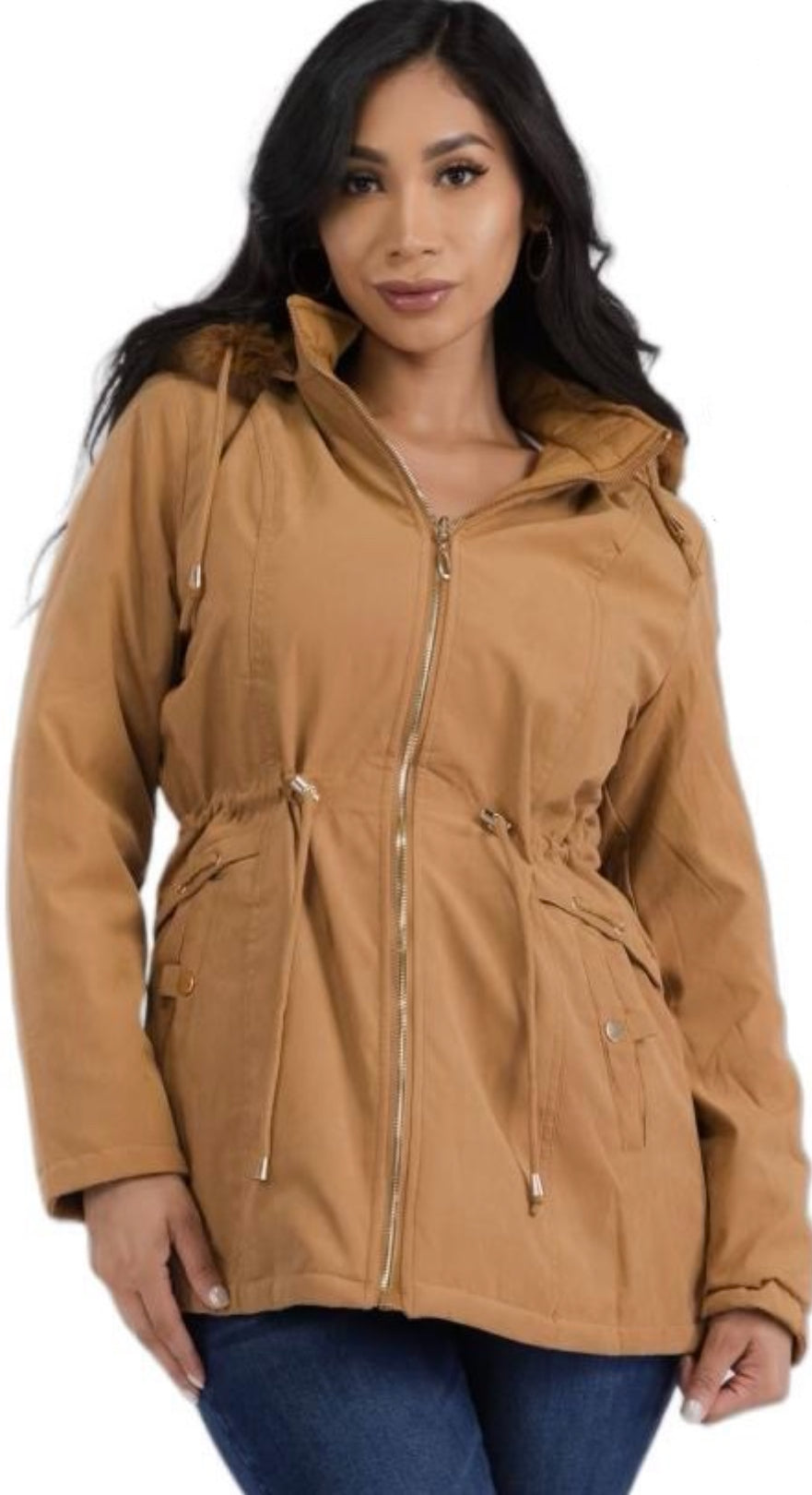 REVERSIBLE JACKET WITH HOOD - Vella Moda