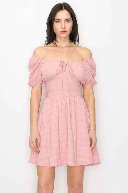 Two Way Short Dress - Vella Moda