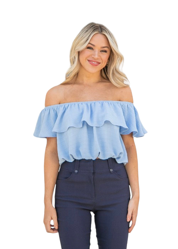 Off Shoulder Top - Vella Moda